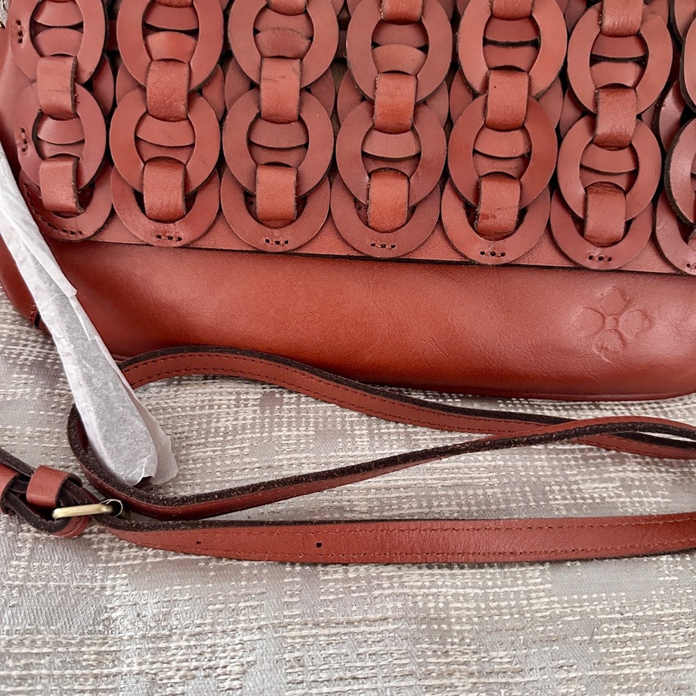 New Patricia Nash Baku Leather Clutch/Crossbody Bag - Picture 2 of 10